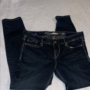 Express Blue Skinny Jeans Classic Style